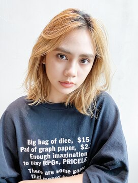 アイティー バイ アルバム 浦和店(IT by ALBUM) ラフミディ_クールショートピンクベージュボブルフ_47784