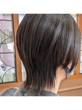 アズヘアー ラペ 三日市店(A'z hair LAPAIX) ウルフ×黒髪