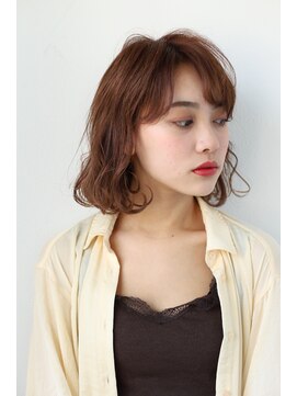 エクリフルール(equri fleur) 【イルミナカラー】ゆるふわボブ×こっくりブラウン