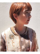 エム(EM)&nbsp;オレンジベージュ丸みショート