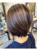 ◆大人女性に大人気!◆ 前下がりショートボブ
