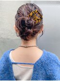 ヘアアレンジ_ホ外ハネボブセクションカラー_ba389351