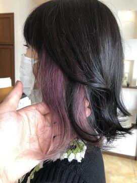 ブランシェ神領店 イヤリングカラー　ラベンダー☆