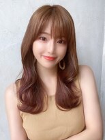 アフロート ルヴア(AFLOAT RUVUA)&nbsp;るなstyle 20代30代40代 レイヤーくびれヘア 韓国風ヘア 顔周り