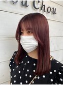 ピンクブラウン×韓国風