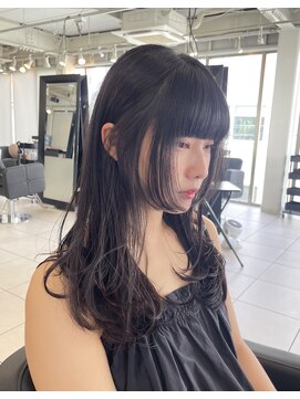 アクアオモテサンドウ(ACQUA omotesando) ＊姫カットウルフカット黒髪大人可愛いセミロングレイヤーカット