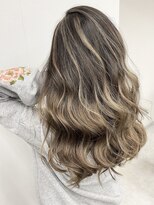 アオアクア バイ グルグル 小岩店(ao akua by GULGUL) レイヤーロング グラデーションハイライトカラー 小岩