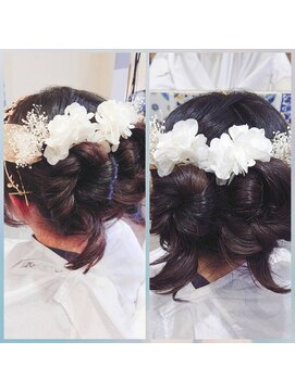 ランプヘアー(LAMP HAIR) ヘアセット成人式着付け和装大人可愛いヘアアレンジ