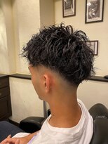 スカイマスターバーバー 渋谷(SKY MASTER BARBER)&nbsp;スキンフェード×ツイスパ[渋谷/理容室/フェード/パーマ]