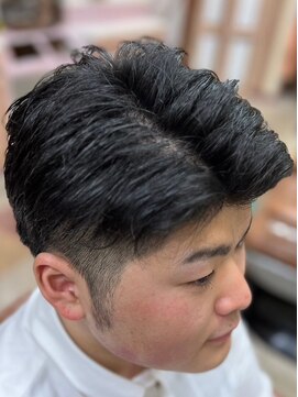 アポロカットステージ 相模大野店 アップバング/ツーブロックマッシュ<理容室>[メンズ/相模大野]
