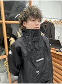 【VENTI 伊藤】 マッシュウルフパーマ+ポイントブリーチ