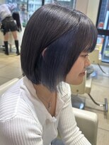 ユーフォリア 新宿店(Euphoria) かわいい透明感★ネイビーイヤリングカラー