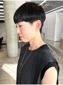 ミニマムマッシュ 大人ショート 刈り上げ フルバング