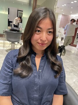 アピッシュ ギンザ(apish ginza) ロングパーマ/韓国風パーマ/コテ巻きパーマ/デジタルパーマ/藤野