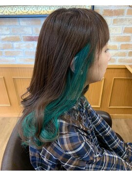 レム 溝の口(REM) イヤリングカラー×緑