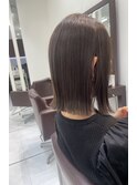 切りっぱなしボブ