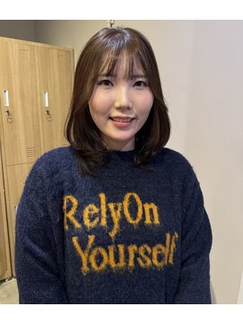 ローレンプラス(LOREN+) 透明感髪質改善ベージュダブルカラーミルクティーグレージュ