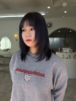 デビュー 沖縄泡瀬店(Debut)&nbsp;黒髪/ボブルフ/ネビージュ/小顔/ワンレン/沖縄市/髪質改善/前髪