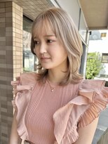 リグリー(regree)&nbsp;大人レイヤー/韓国レイヤー/ハイトーンカラー/ベージュ/髪質改善