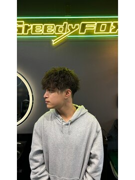 グリーディーフォックス 三軒茶屋(GreedyFOX) 波巻き/マッシュパーマ/ウルフ/ハイライト<理容室>