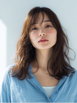 ニスル 上尾店(NISURU) 似合わせカット/大人ガーリー/ダークアッシュ/着物/上尾/上尾駅