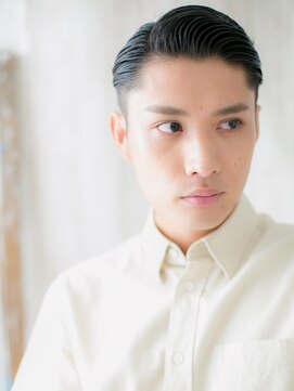トニーアンドガイ メン 与野駅前店(TONI&GUY MEN) 30代40代いかつめブラック刈り上げフェードスタイルj与野