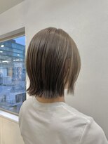 ディフィーノ 赤坂(DIFINO)&nbsp;赤坂/レイヤーボブ/艶ベージュカラー/透明感カラー/髪質改善
