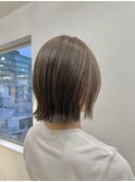 赤坂/レイヤーボブ/艶ベージュカラー/透明感カラー/髪質改善