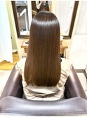 乾かすだけでツヤが決まる！ロング向け髪質改善矯正