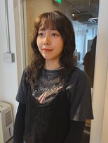 ハク アトリエ(HaKU atelier)&nbsp;オリーブアッシュカラー/ロングパーマ/スパイラルパーマ