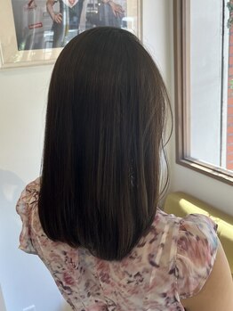 グーフィー(GOOFY)の写真/【豊中駅徒歩4分】一人ひとりの髪質やクセを見極め丁寧に施術◆1ミリ単位まで計算し尽くされたカット◎