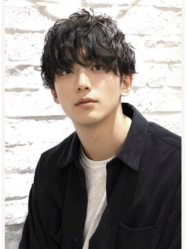 リベルテ グリット(Liberte Grit) 秋の大人メンズパーマ◎緩めシャドウでこなれ感韓国風マッシュ