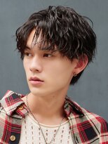 エルマーク 高槻(L-MARK)&nbsp;センターパート/波巻きパーマ/スパイラルパーマ/men's