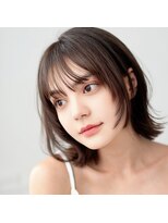 モンド ヘアクリエーション 和田店(monde hair creation)&nbsp;【monde】外ハネボブ×シースルーバング