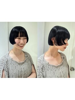 ショートヘアでも女性らしく、ショートのオーダー率の高いendlinkのカット技術を体験して―