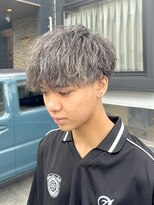 ヘアーアトリエ ラフェル(hair atelier Rafel)&nbsp;【外国人風】シルバーメッシュ　ツイストスパイラル
