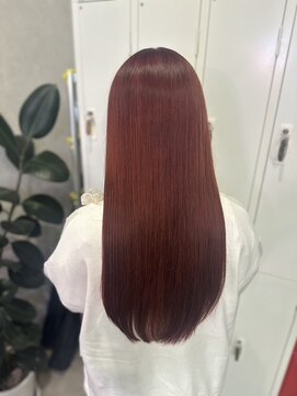 イリエヘア 川口(irier hair) 推しカラー☆ワインレッド