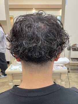 MEN’S HAIR/波巻ツイストスパイラル/フェザーパーマ/中村