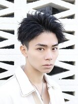 エース(ACES)&nbsp;刈り上げショートアップバング無造作パーマリクルート