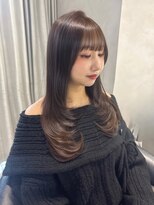 ジーナ 新宿(Zina)&nbsp;【あかね】新宿/まわりカット/レイヤーカット/ モカブラウン