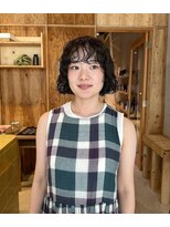 ヴァンダンジュ(Vendange)&nbsp;オリーブブラウンとボブパーマ