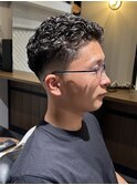 極道パーマ/スパイキーショート/スキンフェード/河原町三条