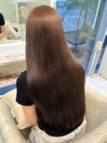 シーナ バイ マグ(siina. by Mag)&nbsp;艶髪ヘーゼルベージュカラー/ブリーチなしダブルカラー髪質改善