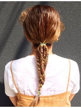 バローチェ 大阪 堀江(Barouche) 【Barouche】フィッシュボーン アレンジ 堀江