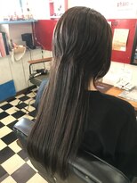 エボノスヘアー エボノスヘアー&nbsp;シースルーアクアミントカラースーパーウルフカットリートメント