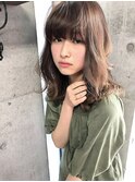 【サングース東海林】ショコラベージュボブウルフカール