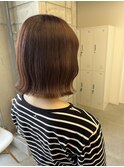 切りっぱなしボブ