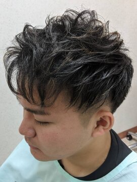 アポロカットステージ 相模大野店 アップバング/ツーブロックマッシュ<理容室>[メンズ/相模大野]