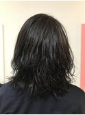 ミディアムローレイヤーウェーブ