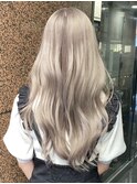 ミルクティーベージュダブルカラーインナーカラーケアブリーチ